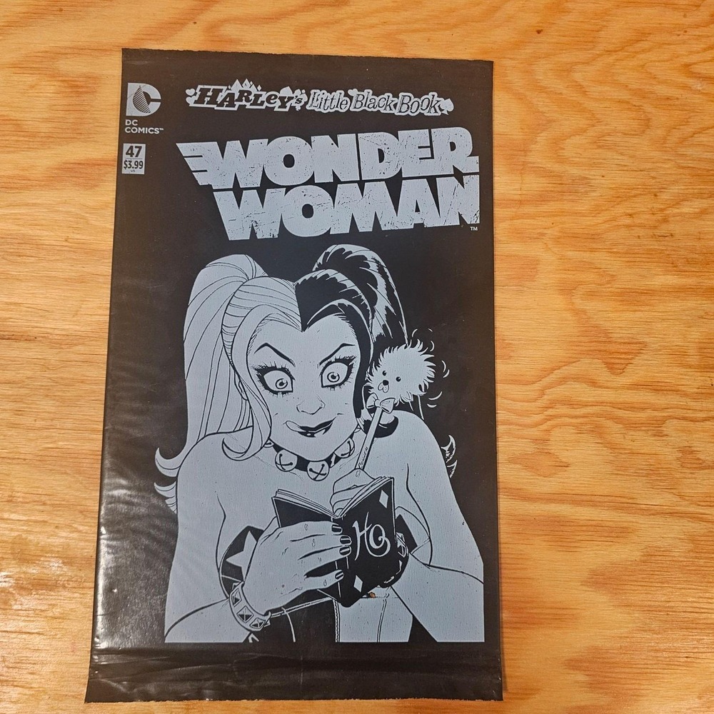 Wonder Woman #47 Harleys Little Black Book Variant DC Comics 2016 Polybag